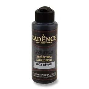 Cadence prémium akrilfestékek 120 ml, fekete